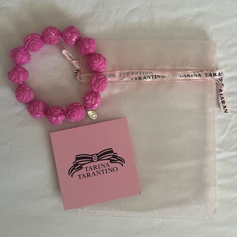 Tarina Tarantino Fuchsia Rose Bracelet